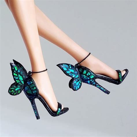 dior butterfly heels